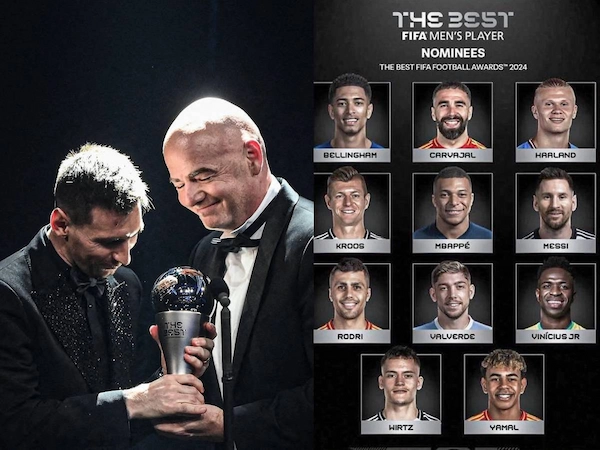 Lionel Messi được đề cử The Best 2024 gây tranh cãi